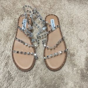 Steve Madden Travel Sandal, clear